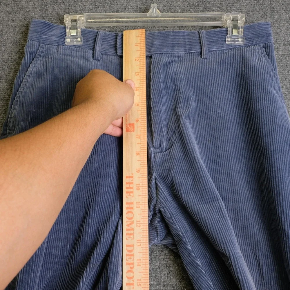 Polo Ralph Lauren Pants Mens 30x30 Blue Corduroy Polo Golf Stretch Straight‎ Leg